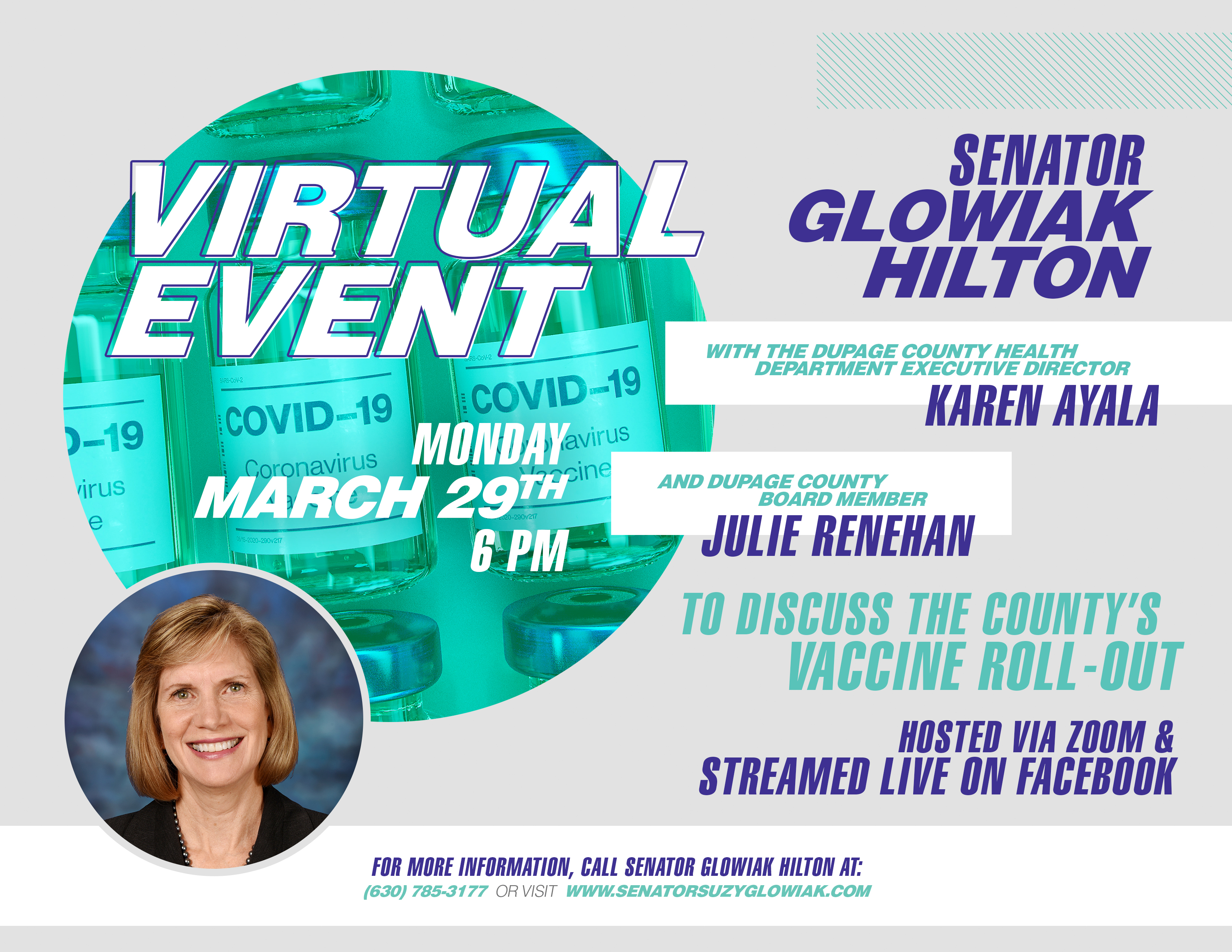 GlowiakHilton VirtualEvent Flyer